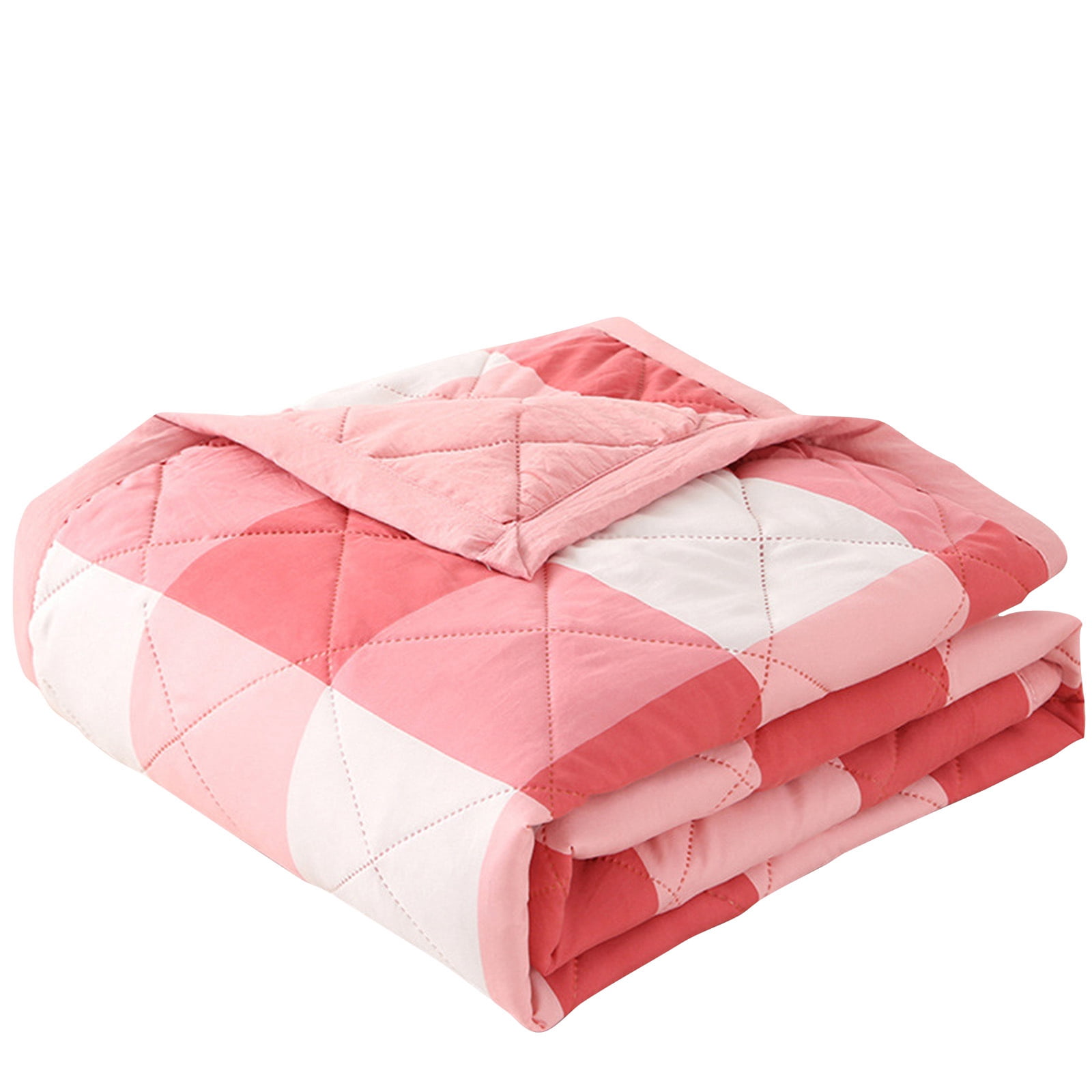 Quilt Blanket Twin Winter, Sleep Skin Friendly Washed Cotton Cool Comforter Summer Thin Comforter 78.74x59.05in, Bed Blankets for Twin