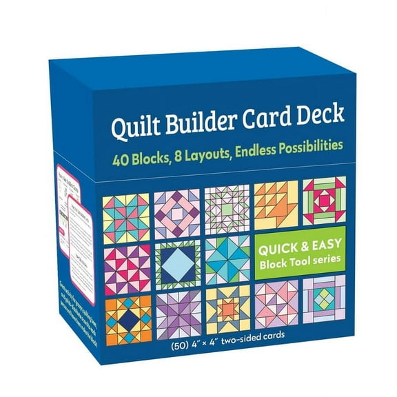 Quilt Builder Card Deck : 40 Block, 6 Layouts, Endless Possibilities (General merchandise)