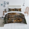 thumbnail image 1 of Quilt Cover Set Fashionable 3D Deer Printed Bedding Covers with Pillowcase Home Textiles,King (90"x104"), 1 of 5