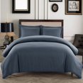 thumbnail image 1 of Quilt Cover Sheet Set Microfiber，Cool & Breathable Solid Color Pillowcase Gray, 1 of 5