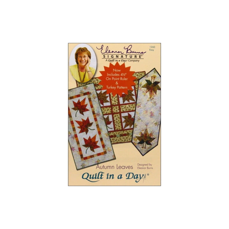 Autumn Ruler Autumn Leaves Pattern And Ruler