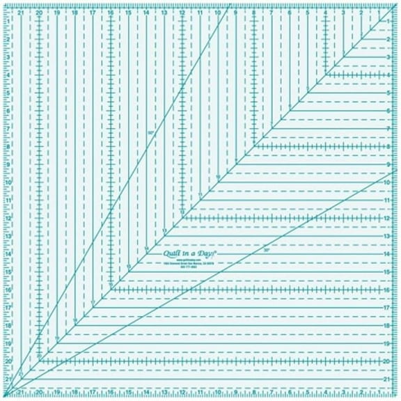Quilt In A Day Ruler 22" Square Up