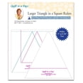 thumbnail image 1 of Larger Triangle in a Square Ruler by Quilt in a Day, 1 of 2