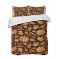 thumbnail image 1 of Quilt King Size Bedding Set, Thanksgiving Fall Reversible Summer Quilt 3 Pieces, Brown Rustic Pumpkin Cones Maple Leaf Lightweight Bedspreads Coverlets with 2 Pillow Shams for All Seasons, 1 of 5