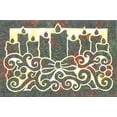 thumbnail image 1 of Quilt Kit - Candlelight 36" x 24" Finished Size Christmas Candles Quilts Quilting Kit - Sold by the Kit (M416.27), 1 of 1