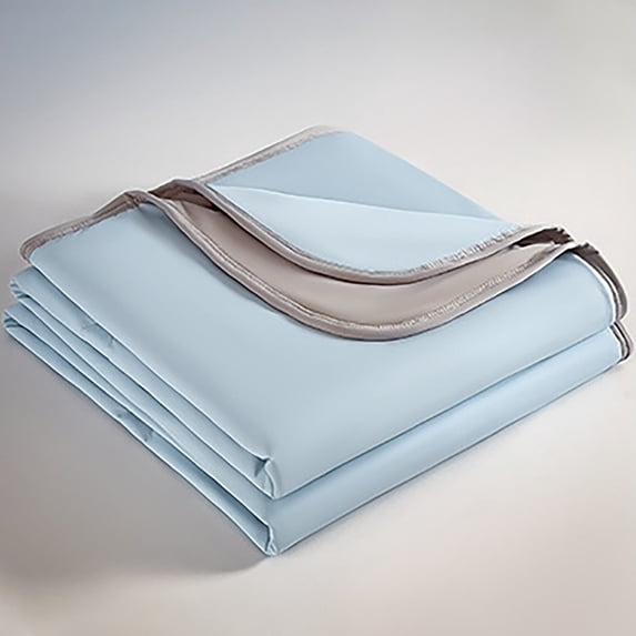 Quilt Light Blue 100*150Cm,1*Quilt,"Cool Double Pin Summer Quilt" Solid Color Air Conditioning Liang Quilt Breathable and Skin Friendly Machine Washable Export Quality