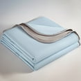 thumbnail image 1 of Quilt Light Blue 200*230Cm,1*Quilt,"Cool Double Pin Summer Quilt" Solid Color Air Conditioning Liang Quilt Breathable and Skin Friendly Machine Washable Export Quality, 1 of 6