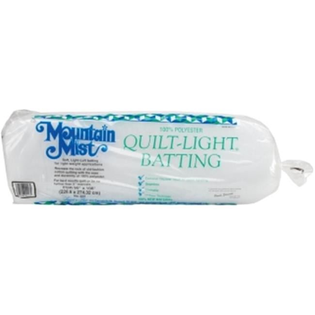 Mountain Mist Quilt - Light Polyester Batting - Queen Size 90x108