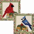 thumbnail image 1 of Quilt Magic® Christmas Cardinal & Bluejay, Set of 2 No-Sew Quilt Kit, 1 of 1