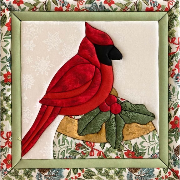 Quilt Magic® Christmas Cardinal No-Sew Quilt Kit