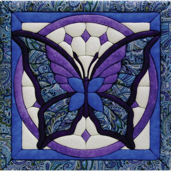 Quilt-Magic No Sew Wall Hanging Kit-Butterfly