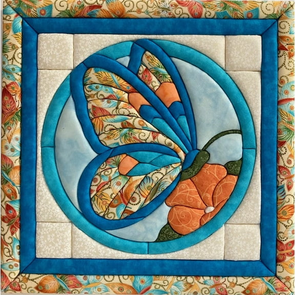 Quilt-Magic No Sew Wall Hanging Kit-Butterfly