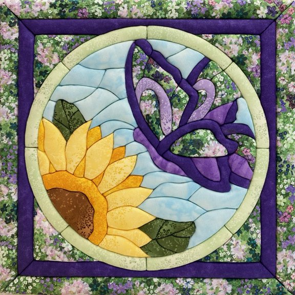 Quilt-Magic No Sew Wall Hanging Kit-Butterfly