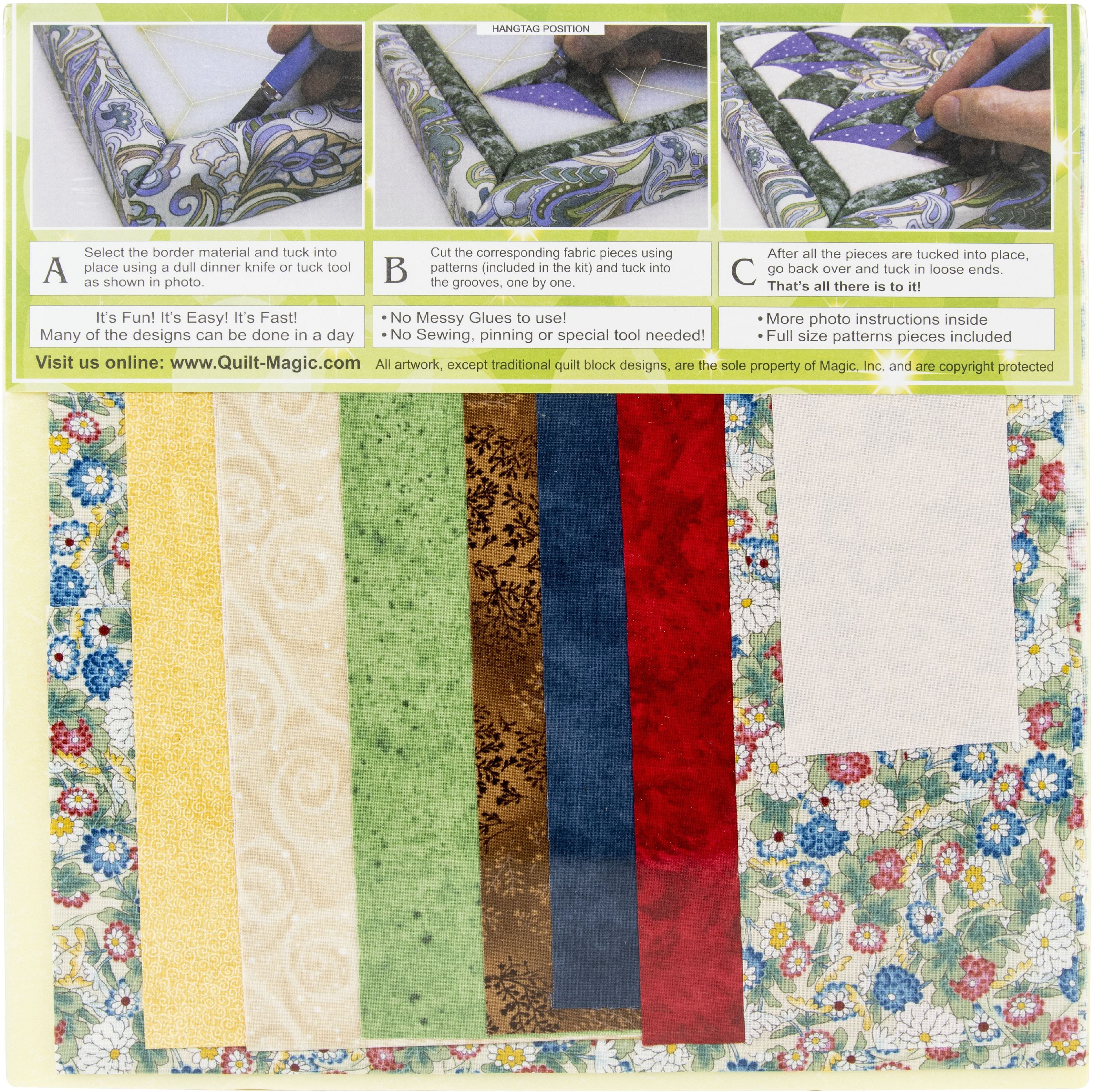 QuiltMagic No Sew Wall Hanging KitKids At Heart