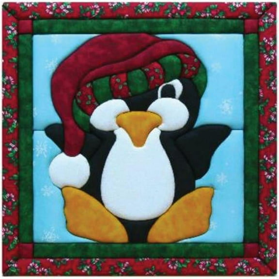 Quilt-Magic No Sew Wall Hanging Kit-Penguin