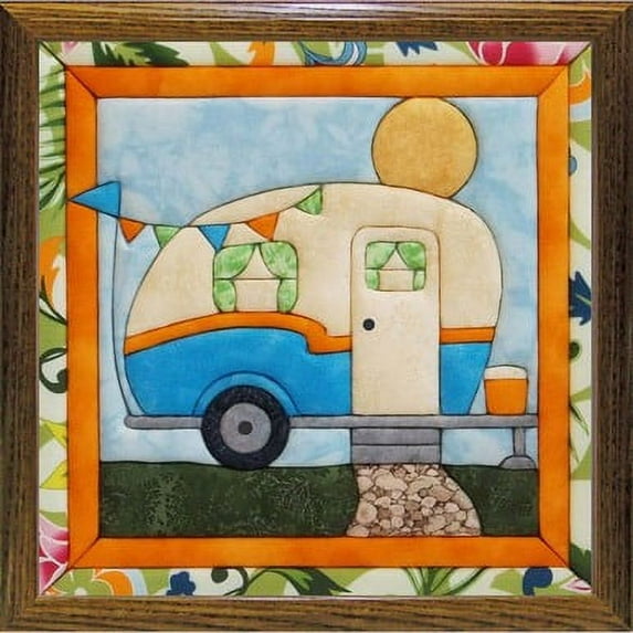 Quilt Magic® Vintage Camper No-Sew Quilt Kit