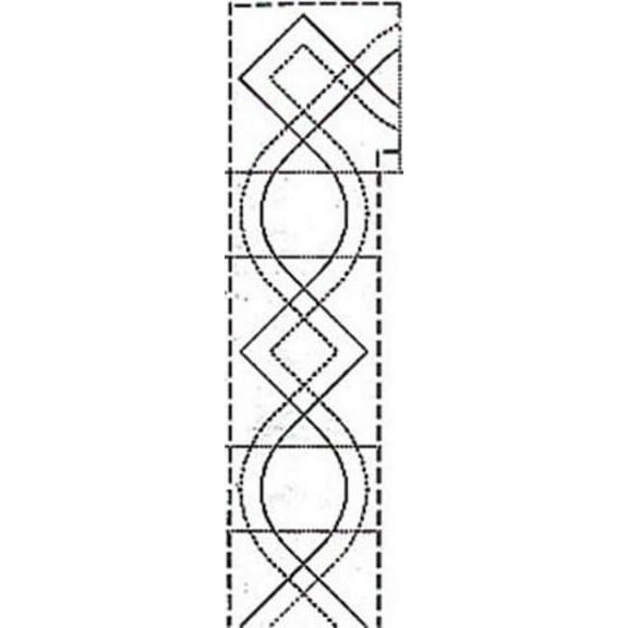 Quilt Pattern On A Roll Borders Made Easy Pattern 102 - 3 Inch By 26 Feet