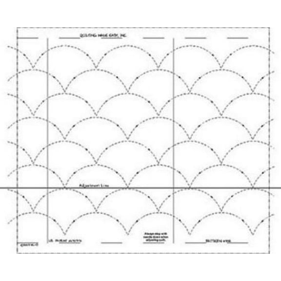 Quilt Pattern On A Roll Clamshells