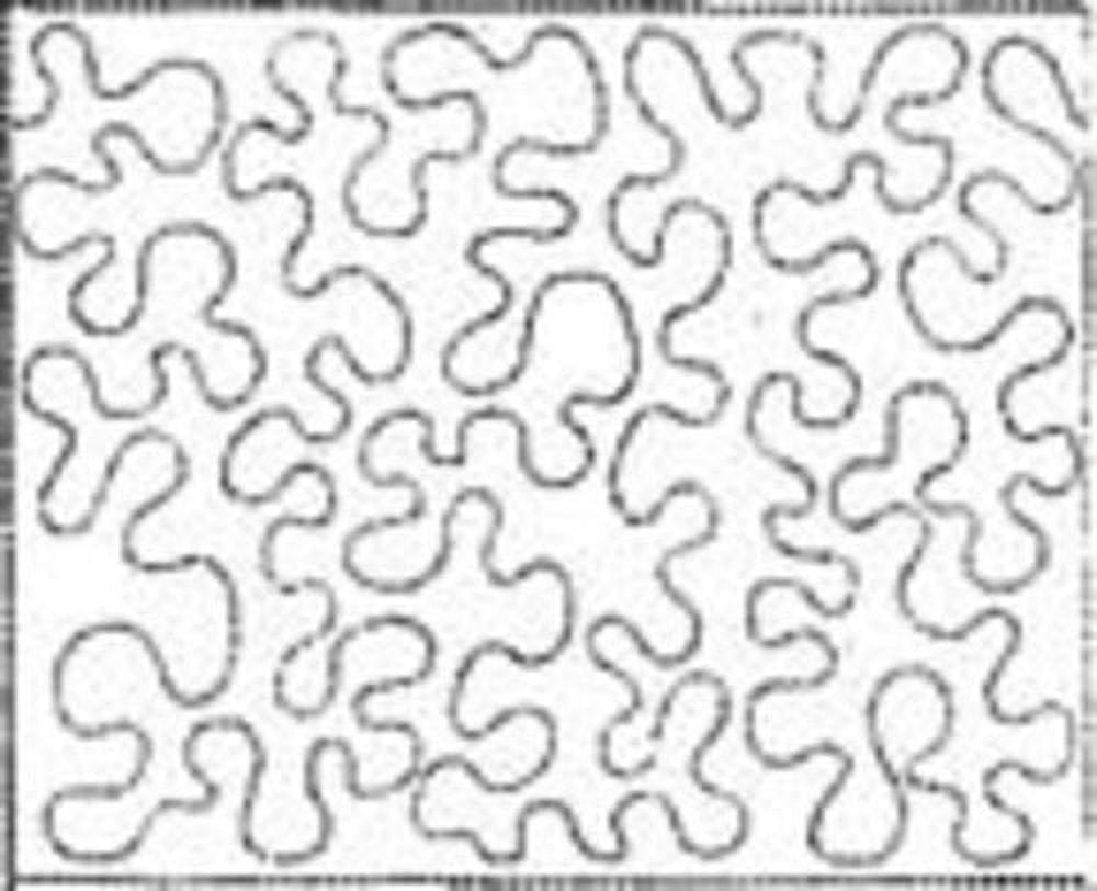 Stipples Made Easy Quilting Pattern #302 Small Stipple - Continuous Border Design, 26 Ft Roll