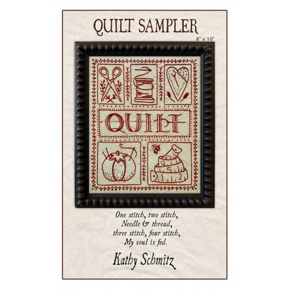 Quilt Sampler Embroidery Pattern from Kathy Schmitz Studio