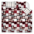 thumbnail image 1 of Quilt Set 3PC DQ Plaid Patchwork, 1 of 3