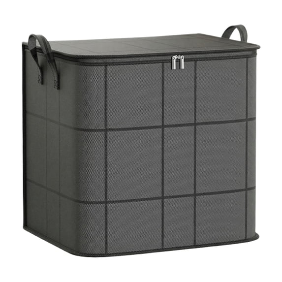 Quilt Storage Bag Extra Large Capacity Moving Packing Bags for Clothes Comforter Blankets Thickened Foldable Closet Organizer Box with Reinforced Handles