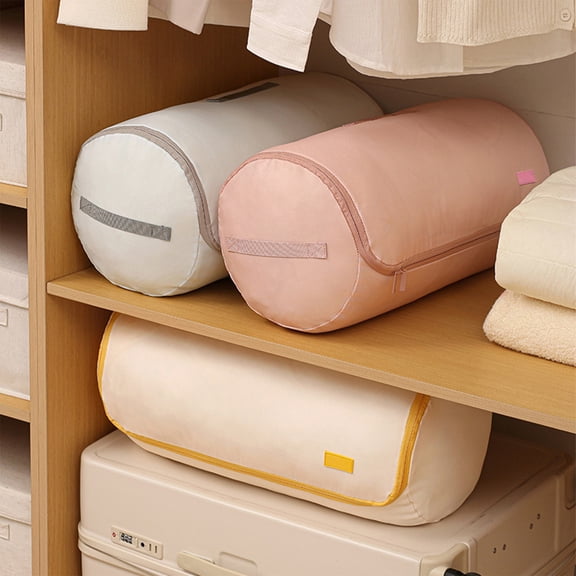 Quilt Storage Bag Large Capacity Compressible Organizer for Home Use with Secure Zipper and Durable Fabric to Protect Bedding and Clothes for Seasonal Storage and Moving House Sopatenor