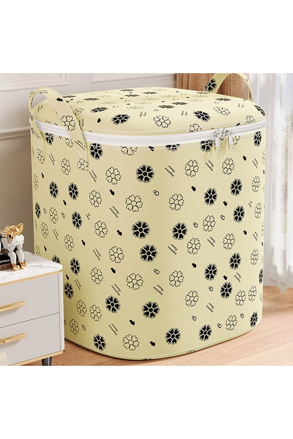 Quilt Storage Bag Large Capacity | Moving Packaging for Clothes & Blankets | Dust-Proof Non-Woven Fabric Storage Box | Space-Saving Organizer with Zipper