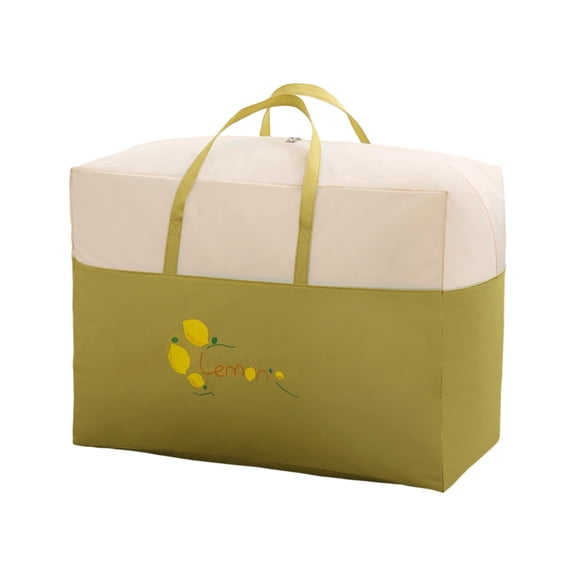 Quilt Storage Bag, Oversized Clothing Organizer Moving Packing Sack Large Capacity Bedding Blanket Storage Bag With Carry Handles, Household Storage Solution For Home Travel Organization