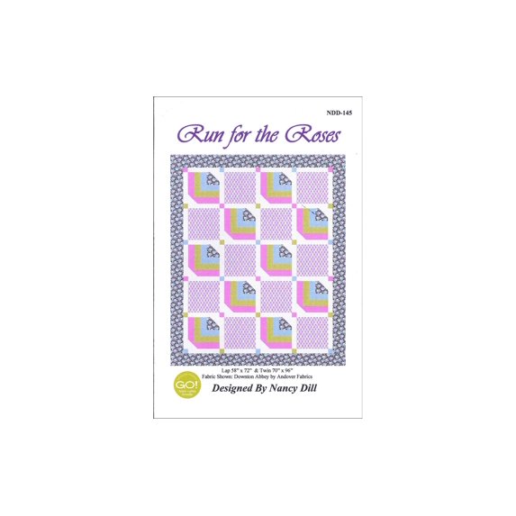 Quilt Woman Run For The Roses Ptrn