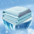 thumbnail image 1 of Quilt X1 Comforter Queen Size Blankets for Hot Sleepers and Night Blue Summer Comforter for Queen Size Bed Breathable Soft Lightweight Smooth, 1 of 9