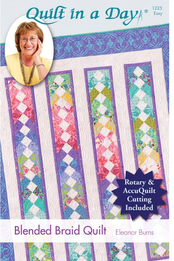 #1225 - Blended Braid Quilt Pattern