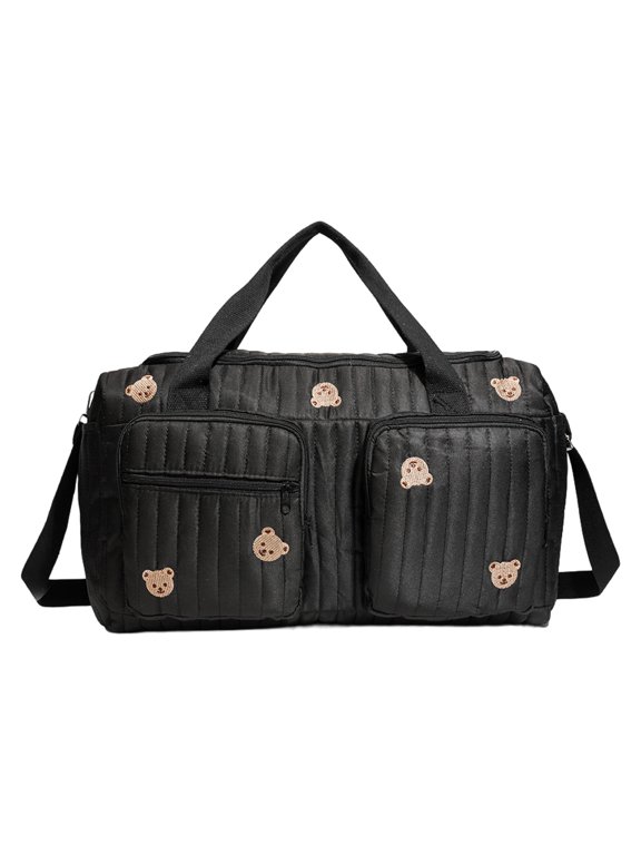 Quilted Baby Diaper Bag Large Capacity Cute Weekender Bag For Women (style5)