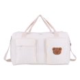 thumbnail image 1 of Yucurem Diaper Bag Tote, Large Capacity Diaper Bag with Multi-Pockets, Portable Quilted Baby Bag for Mom Dad, One Bear Printed, 1 of 7