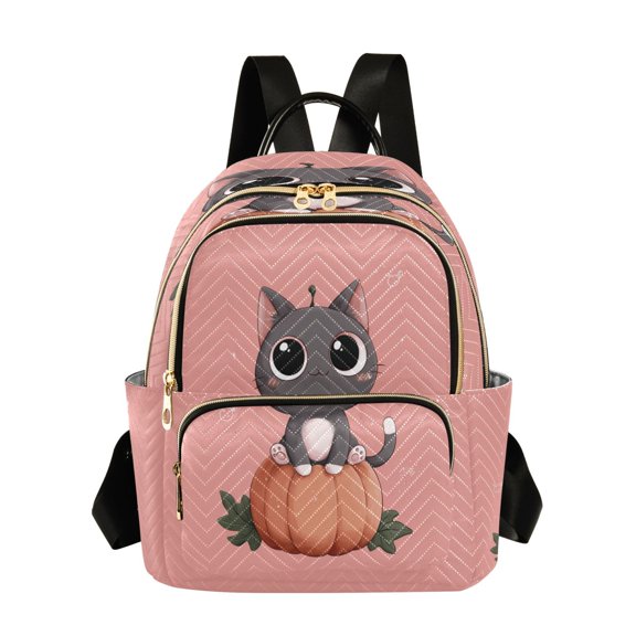 Quilted Backpack Fashion Backpack 10.23*5.11*12.59 Inch Women's Fashion Backpack Picnic Shopping Travel Out Sports backpack A Cute Cartoon Cat