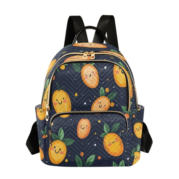 Quilted Backpack Fashion Backpack 10.23*5.11*12.59 Inch Women's Fashion Backpack Picnic Shopping Travel Out Sports backpack Cartoon Cute Mango