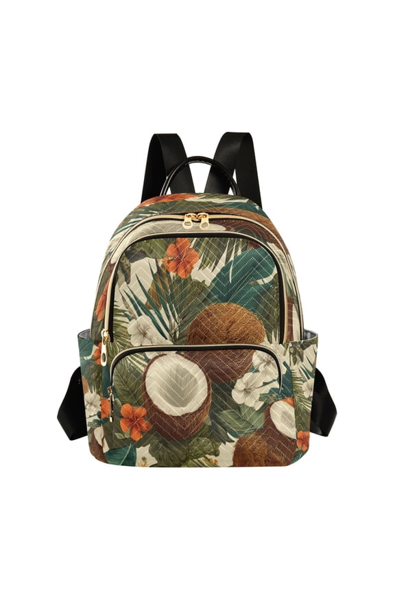 Quilted Backpack Fashion Backpack 10.23*5.11*12.59 Inch Women's Fashion Backpack Picnic Shopping Travel Out Sports backpack Gray Coconut