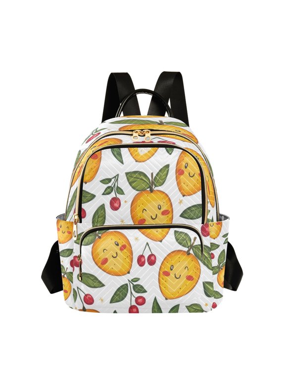 Quilted Backpack Fashion Backpack 10.23*5.11*12.59 Inch Women's Fashion Backpack Picnic Shopping Travel Out Sports backpack Lovely Christmas Mango
