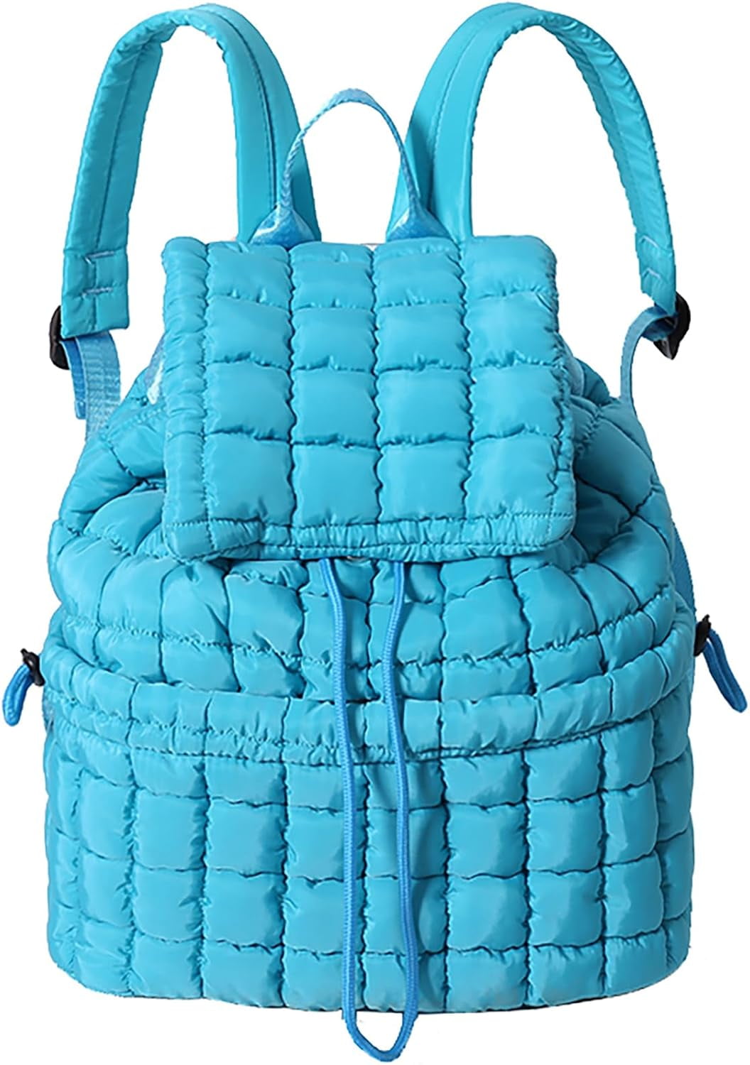 Quilted Backpack for Women Lightweight Puffer Drawstring  display picture 2