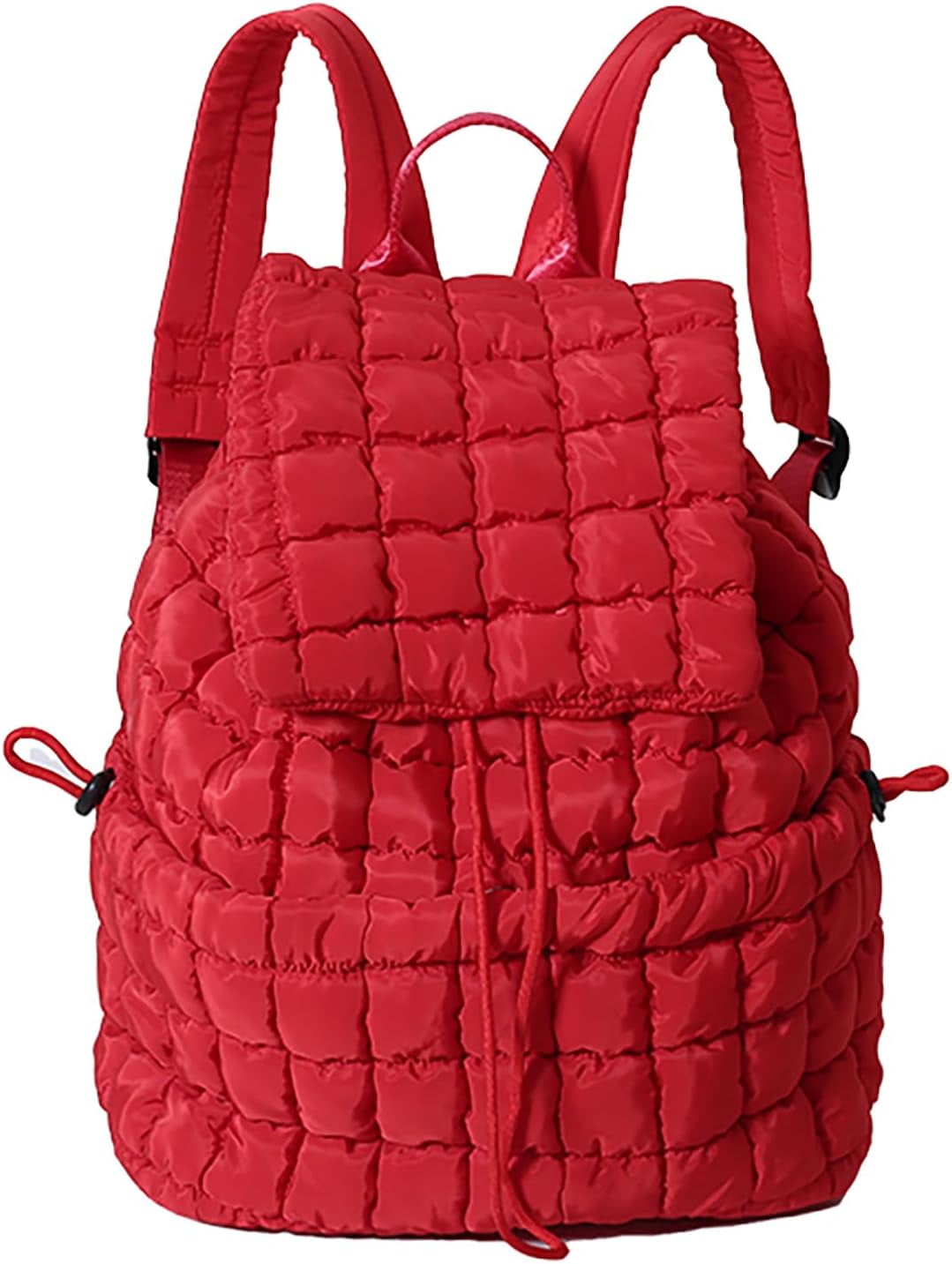 Quilted Backpack for Women Lightweight Puffer Drawstring  display picture 3