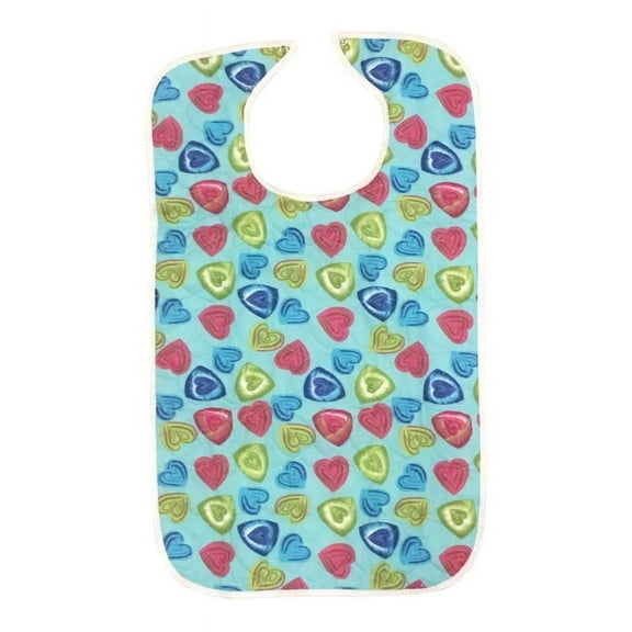 Quilted Bib with Vinyl Barrier - Many Prints (E)