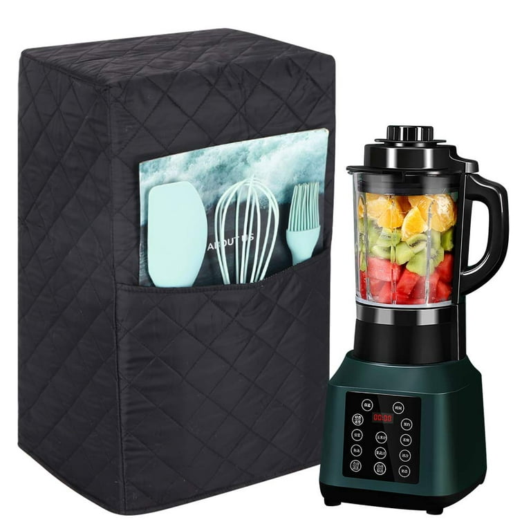 Quilted Blender Dust Cover - Fits Ninja Foodi, Vitamix 1000 Watt  Professional Blender - Kitchen Appliance Cover - Ideal Mother's Gift -  Black