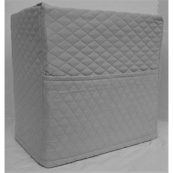 Quilted Bread Machine Cover by Penny's Needful Things (Gray)