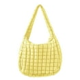 thumbnail image 1 of Quilted Carryall Tote Bag for Women Large Puffer Crossbody Handbags Yellow One Size, 1 of 5