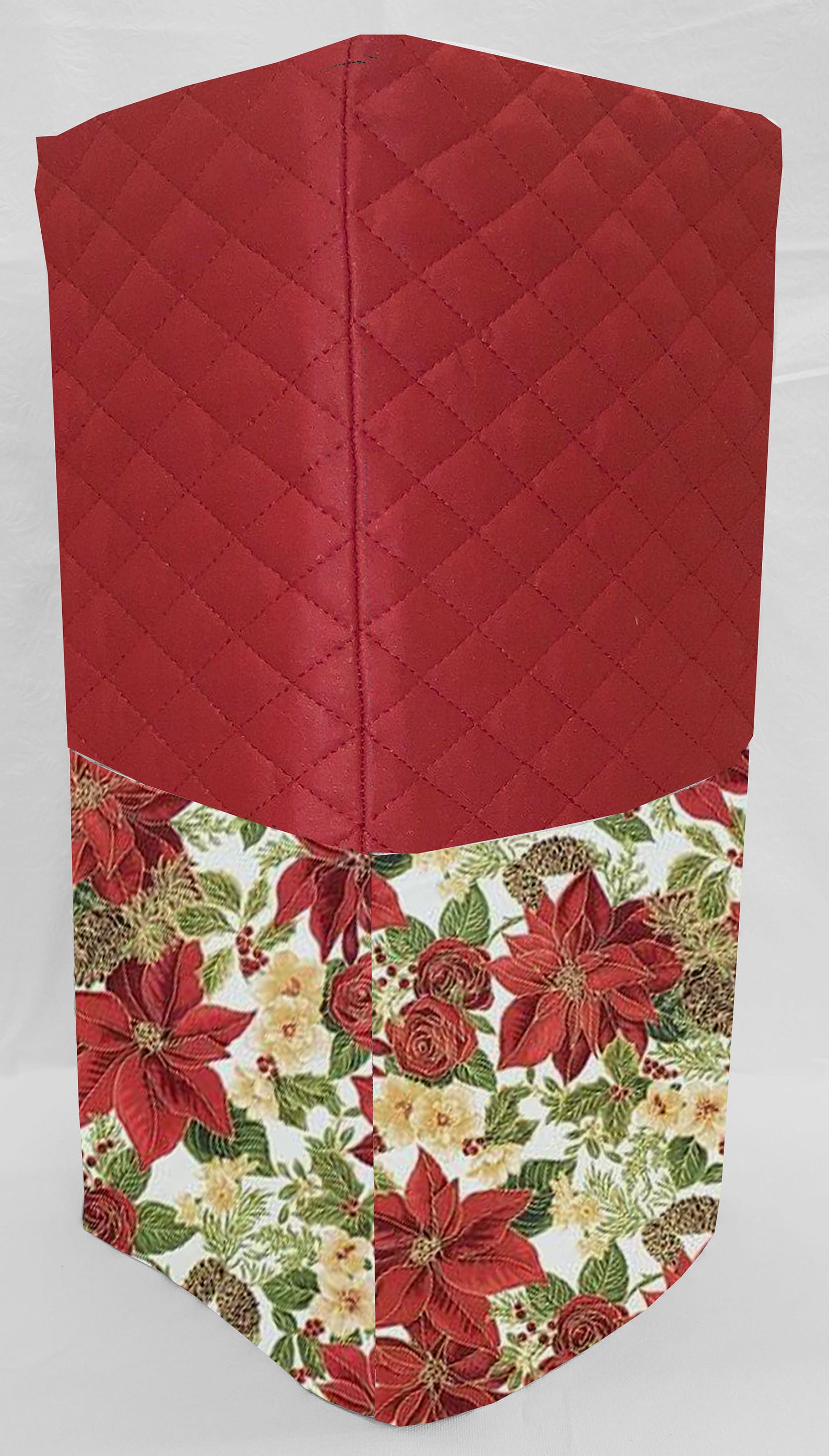 Quilted Christmas Poinsettia Blender Cover by Penny's Needful Things (Small, Red) - image 1 of 1