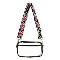 Quilted Clear Cosmetic Bag Stadium Approved Transparent Purse For Event Storage And Travel Organizer