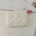 thumbnail image 1 of Quilted Coin Purse & Makeup Bag - Mini Portable Storage Pouch for Cosmetics & Small Items - Lightweight Travel Organizer with Zipper Closure, 1 of 8