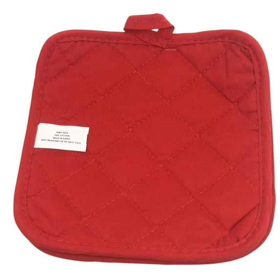 Quilted Cotton Heat-Resistant Pot Holder for Oven: 1CT