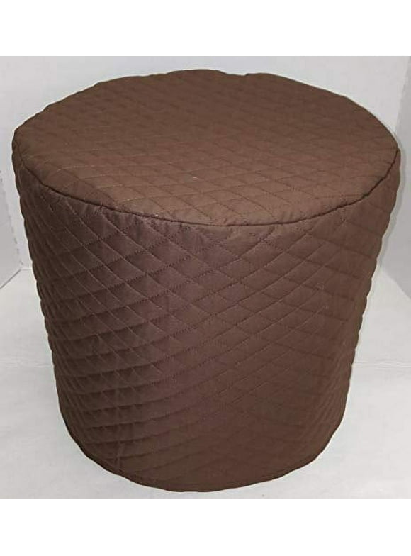 Quilted Cover Compatible with Instant Pot Pressure Cooker by Penny's Needful Things (Chocolate Brown, 3 Quart)