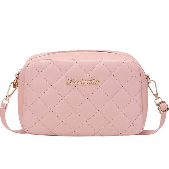 Quilted Crossbody Bags for Women Crossbody Purse Small Fashion Handbag with Top Handle Stylish Shoulder Bag Embroidered Camera Bag Messenger Bag Fashion Bag for Women